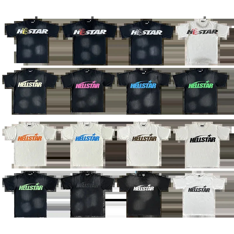 P2P Classic Print Series Casual Pure Cotton Short-Sleeved T-Shirts