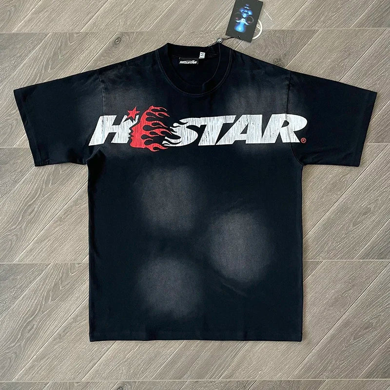 P2P Classic Print Series Casual Pure Cotton Short-Sleeved T-Shirts